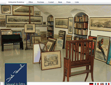 Tablet Screenshot of antiquariat-galerie-tausch.com